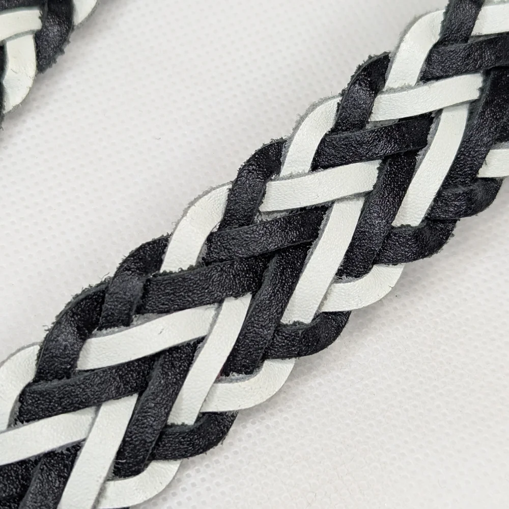 Vintage 1980's Capezio Leather Braided Belt